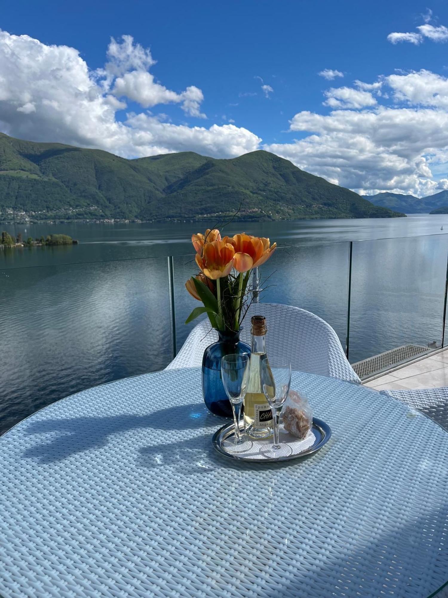 Boutique Hotel La Rocca Ronco sopra Ascona ภายนอก รูปภาพ